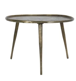 BIJZETTAFEL BOLSINA ANTIEK BRONS
