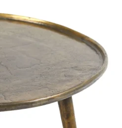BIJZETTAFEL BOLSINA ANTIEK BRONS