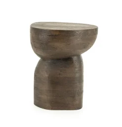 Bijzettafel Cobble bruin