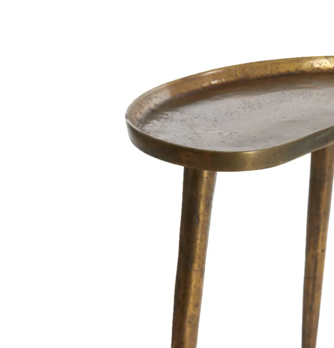 Bijzettafel Loreto antiek brons