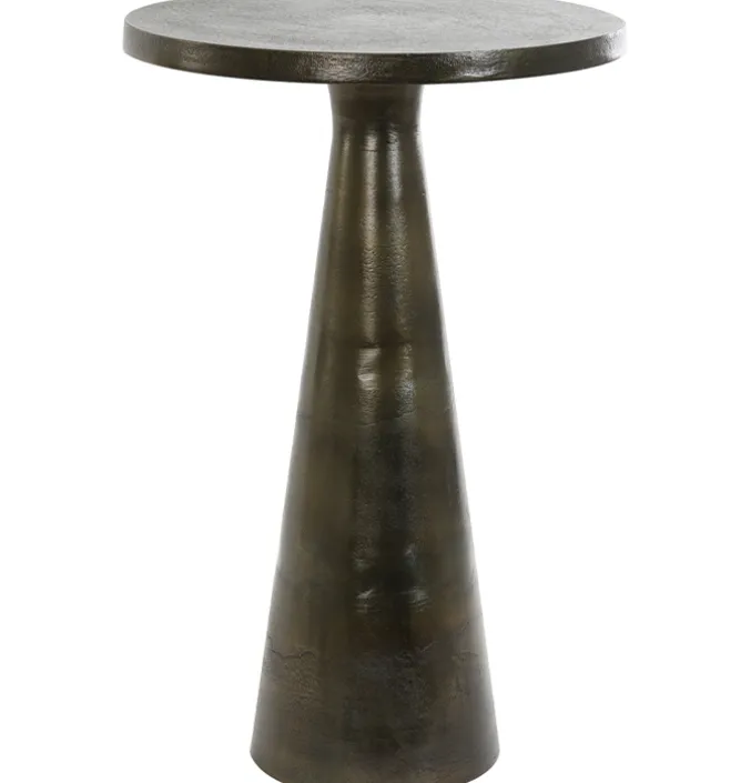 Bijzettafel Paola Antiek Brons