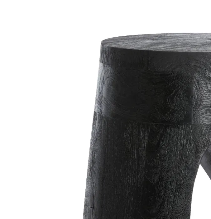 Bijzettafel Paralia rond zwart
