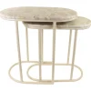 Bijzettafel set Amélie Wit
