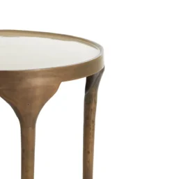 Bijzettafel set van twee Lapaz brons
