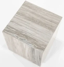 Bijzettafel Vince marmer zand