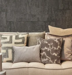 Claudi sierkussen Kubana dark taupe