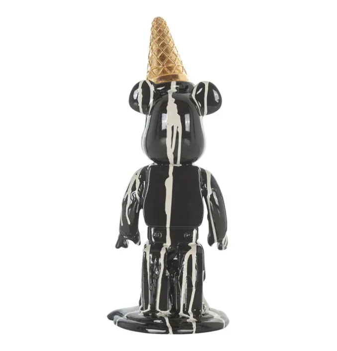 Decoratieve beer zwart