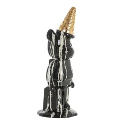 Decoratieve beer zwart