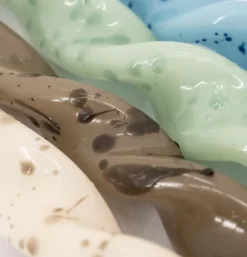 Dinerkaars Swirly bruin