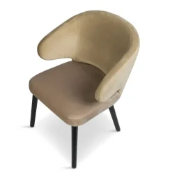 Eetkamerstoel Indigo khaki velvet