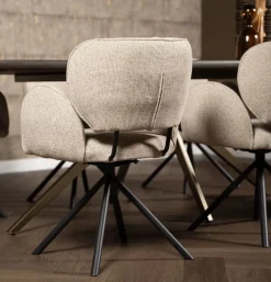 Eetkamerstoel Rosalin Taupe