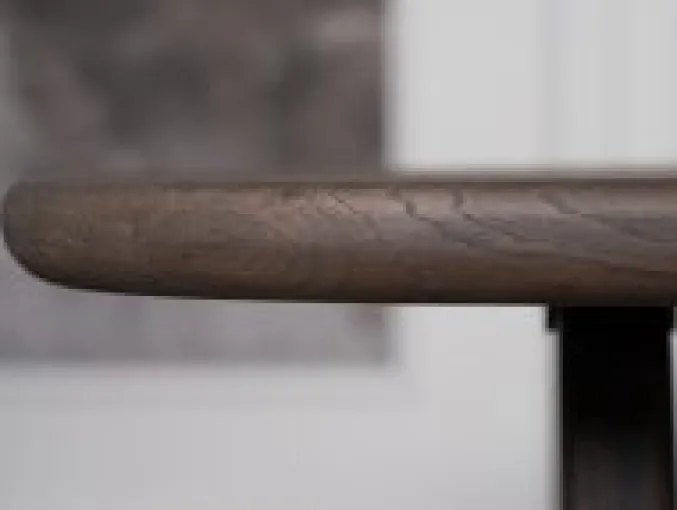 Eettafel Bordeaux O-poot hout