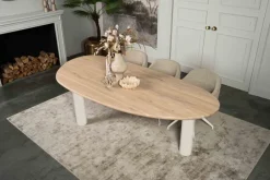 Eettafel Le Mans kolompoot crème