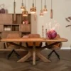 Eettafel Macey bruin