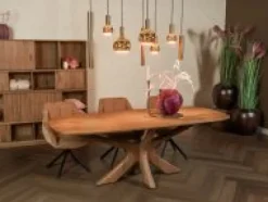 Eettafel Macey bruin