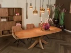Eettafel Macey bruin