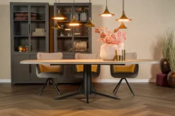Eettafel Montpellier slate grey