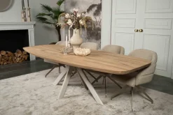 Eettafel Montpellier spinpoot crème