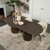 Eettafel St. Tropez kolompoot adonic brown