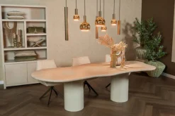 Eettafel St. Tropez kolompoot crème