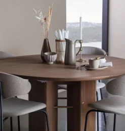 Eettafel Velvet Rond Fan Leg Poot