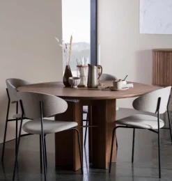 Eettafel Velvet Rond Fan Leg Poot