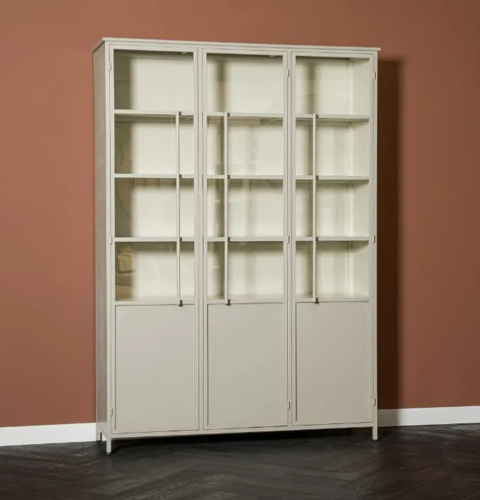 Exhibit XL 3-deurs vitrinekast