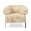 Fauteuil Fuzzy Crème