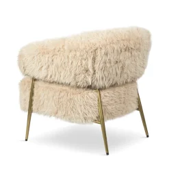 Fauteuil Fuzzy Crème