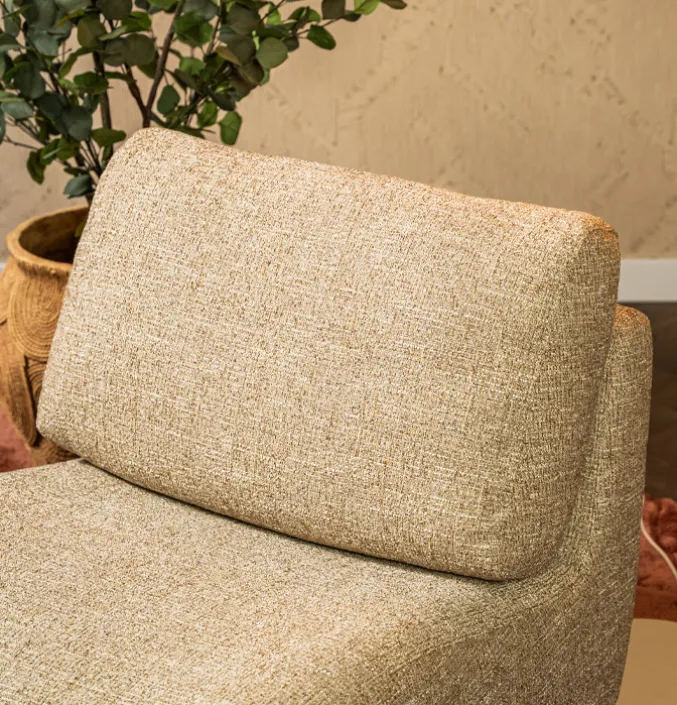 Fauteuil Lucia taupe