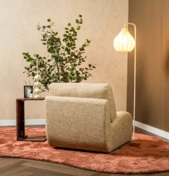 Fauteuil Lucia taupe