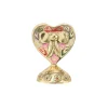 Kandelaar bubbly heart goud