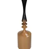 KANDELAAR DIP DYE ZWART BEIGE