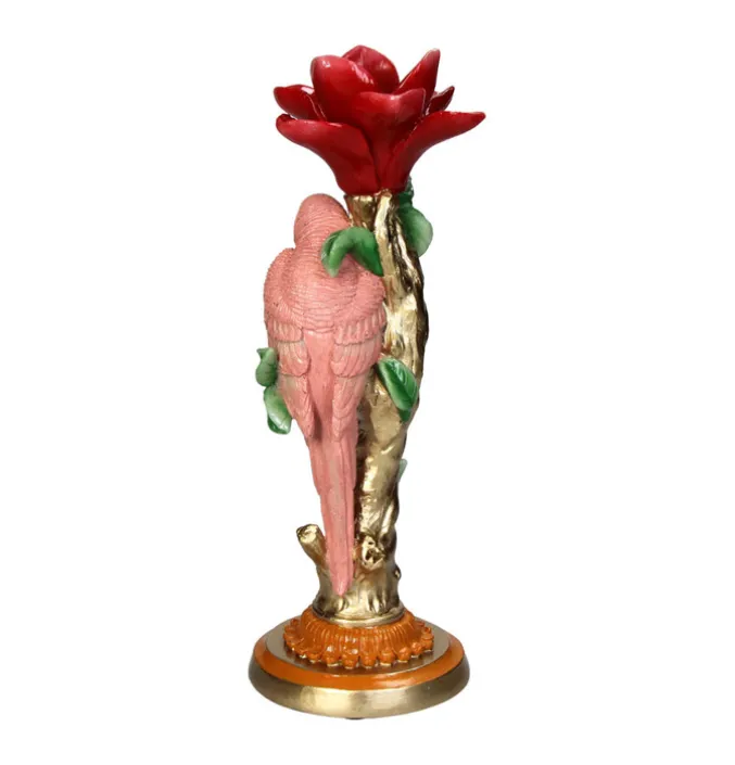 Kandelaar vogel roze
