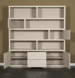Kast Hermani hout taupe