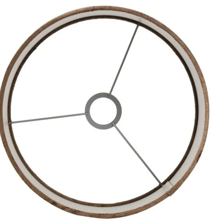 Lampenkap Gemstone bruin