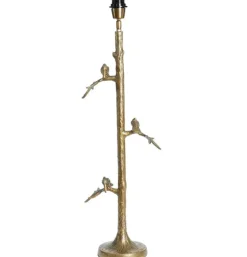 Lampvoet Branch antiek brons