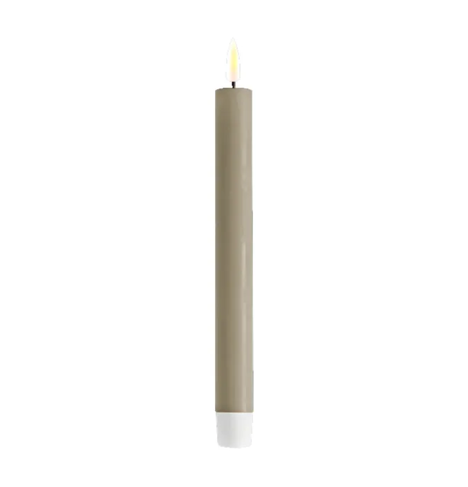 Led dinerkaars zand 2 stuks