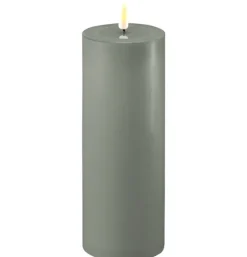 Led Kaars Salvie Green