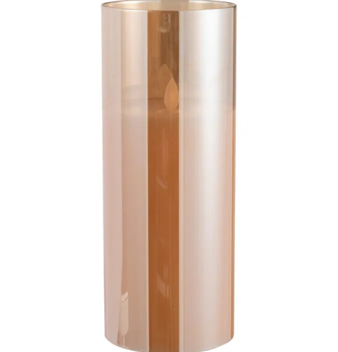 LEDLAMP BLINKEND GLAS GOUD