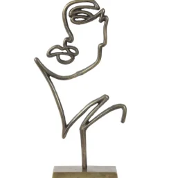 Ornament Gezicht Antiek Brons