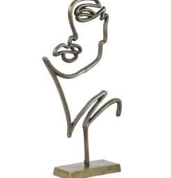 Ornament Gezicht Antiek Brons