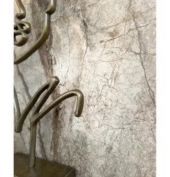 Ornament Gezicht Antiek Brons