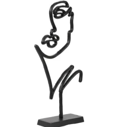 Ornament Gezicht zwart