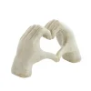 Ornament handen hart taupe