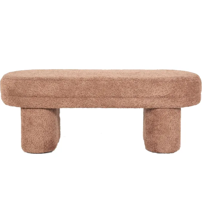 Poef Rama terracotta