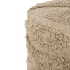 Poef Wol Beige