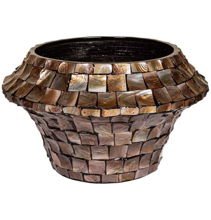 Pot Daven Bamboe brons