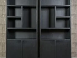 Richmond boekenkast Oakura zwart