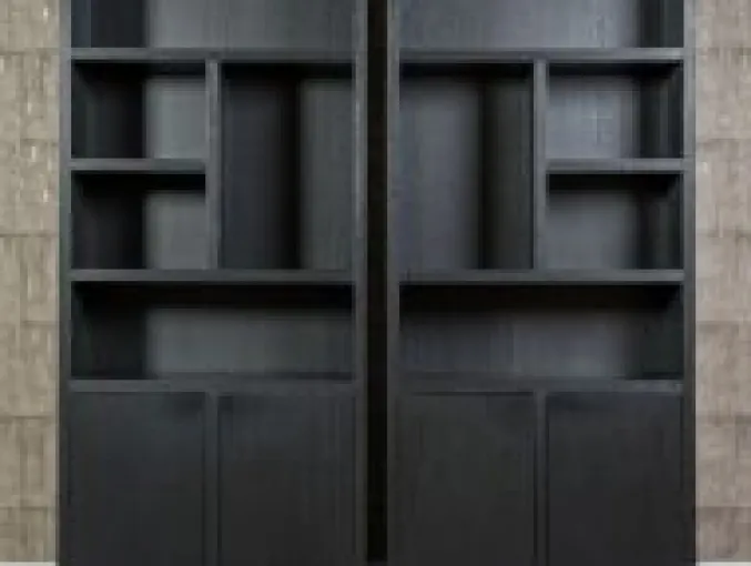 Richmond boekenkast Oakura zwart